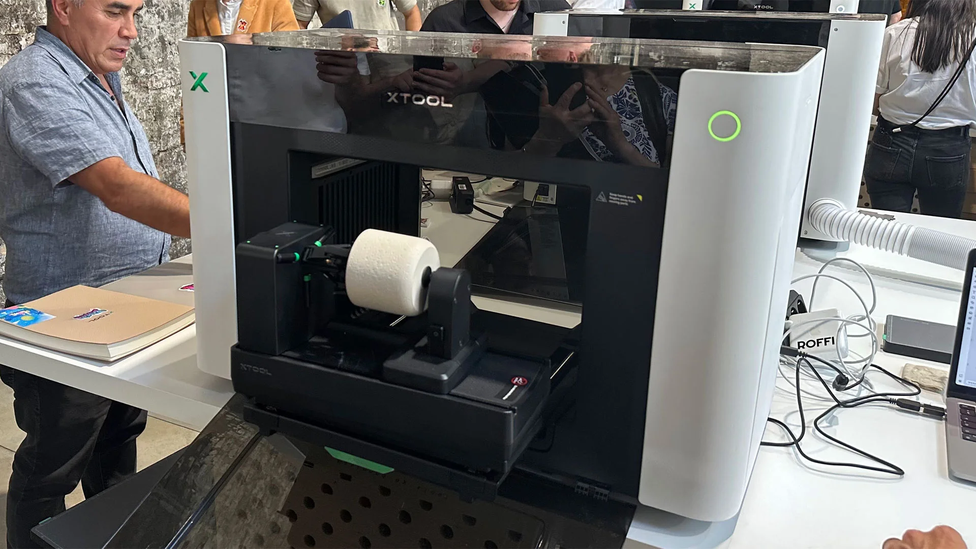 xTool 01 Omni Printer launch in Berlin