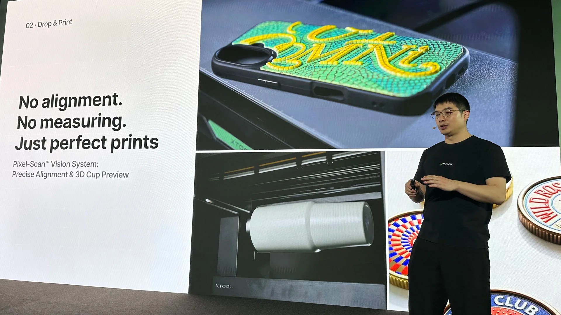 xTool 01 Omni Printer launch in Berlin
