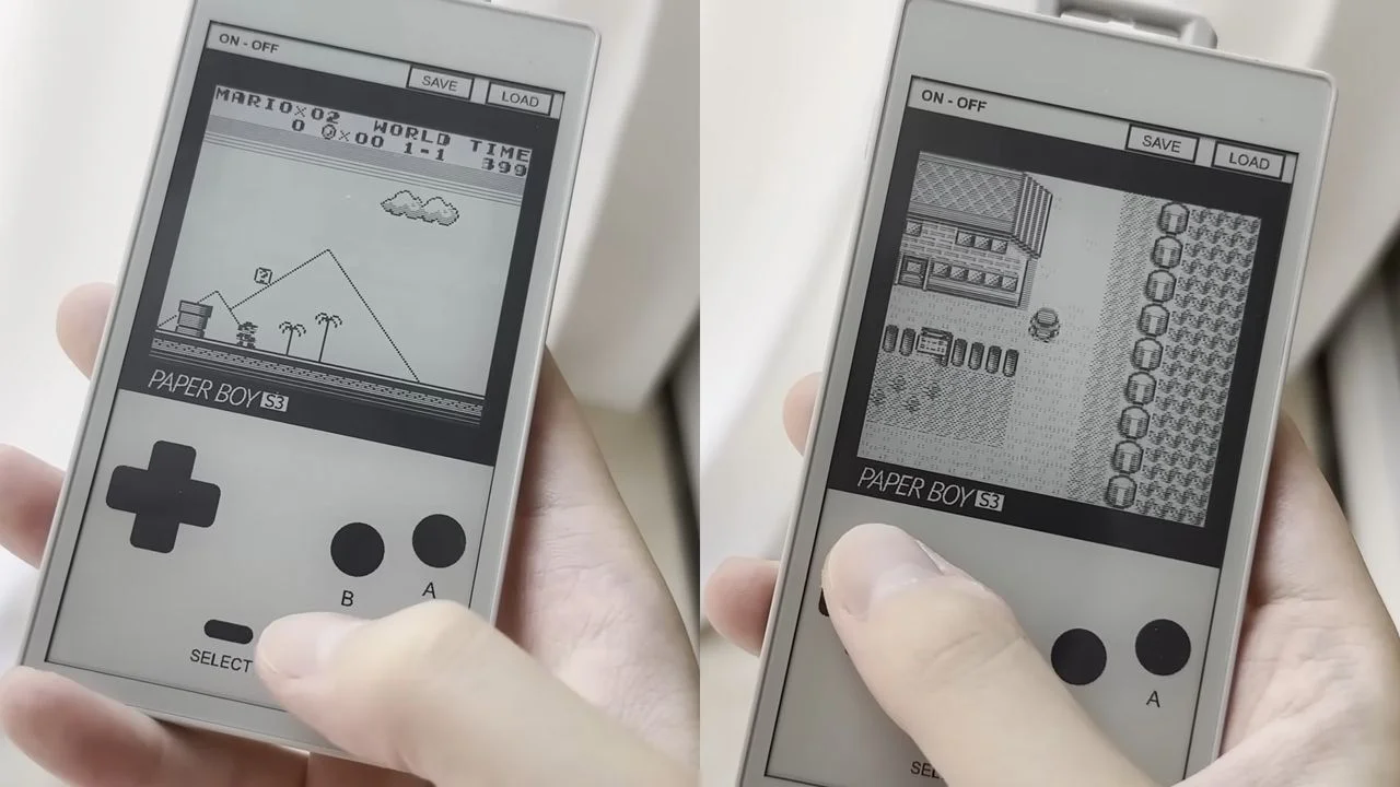 From Prototype to Play: E-Ink Dev Kit Powers Unique Game Boy Emulator