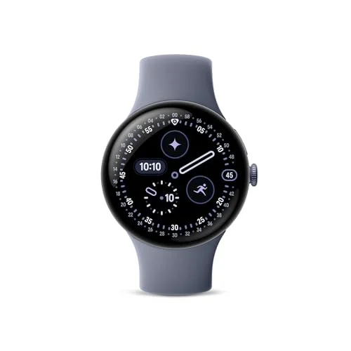 Google Pixel Watch 4 (45mm) - Android - 2 Years of Data - Heart Rate,sleep & Fitness Tracking - 40-Hour Battery - Satin Moonstone Aluminum Case - Moonstone Active Band - Lte- Google Pixel Watch App