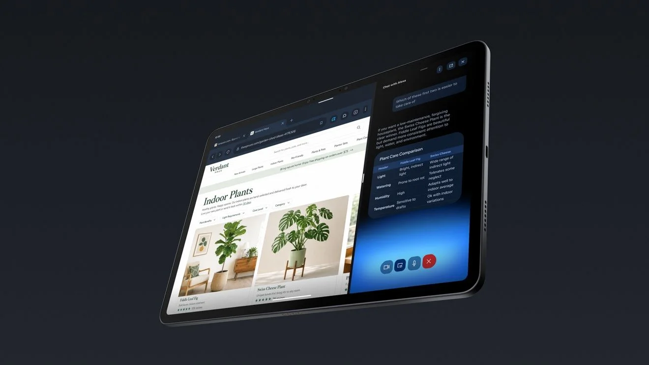 The Amazon Alexa Tablet trio features deep Alexa Plus integration, Android software, and access to Kindle eBooks.